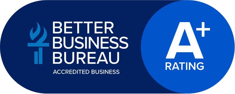 Better Business Bureau A+ rating